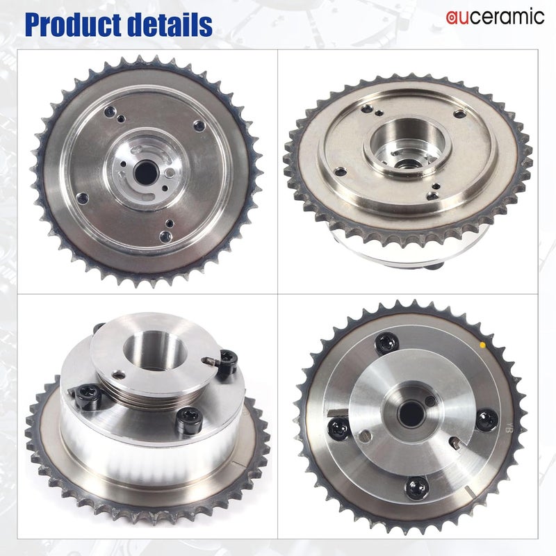 AUCERAMIC 24370-2E650 243702E650Timing Camshaft Gear Fit 2015-2020 for Hyundai Elantra GT Sonata Tucson L4 l4 Fit 2016-2020 for Kia Forte Optima Hybrid Soul 2.0L CVVT Exhaust Sprocket (1pc) - Image 5